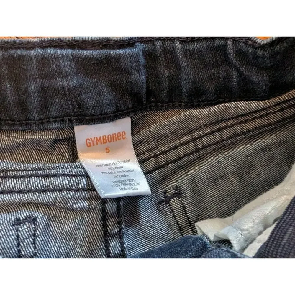 Gymboree Jeans Girls 6 Zip Ankles Adjustable Waist